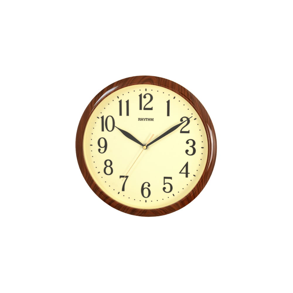 CMG613NR06 Basic Wall Clocks (3D Numerals, Silent Silky Move) Plastic ...