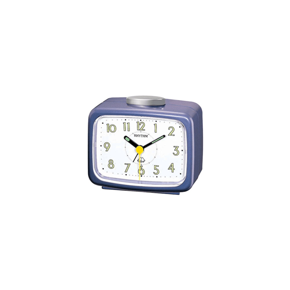 Basic Bell Alarm Clocks Plastic Metallic Blue (4RA456WR04)