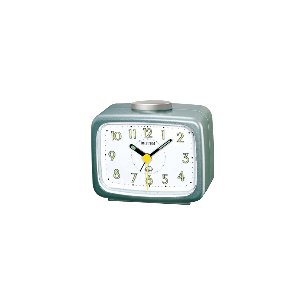 Basic Bell Alarm Clocks Plastic Metallic Green (4RA456WR05)