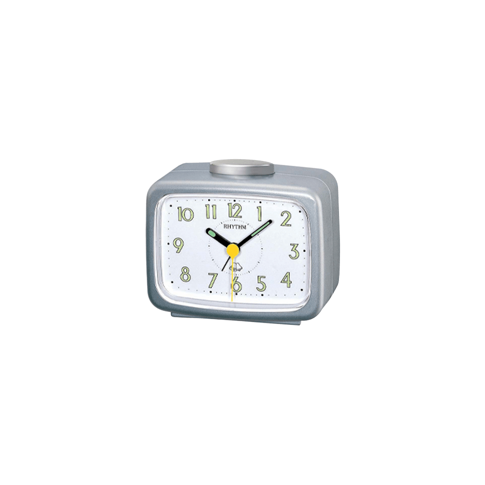 Basic Bell Alarm Clocks Plastic Metallic Silver (4RA456WR19)