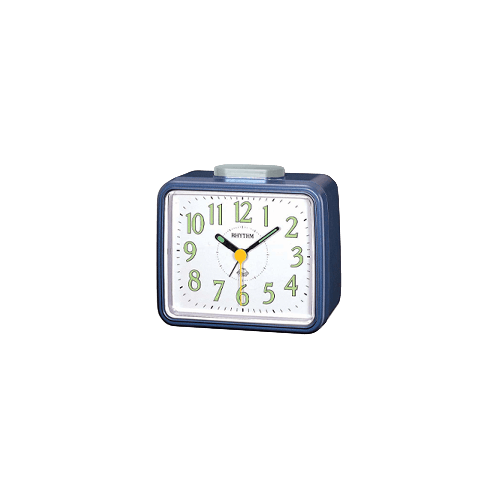 Basic Bell Alarm Clocks Plastic Metallic Blue (4RA457WR04)