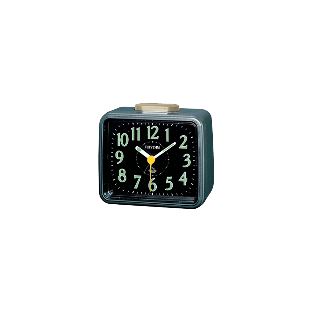 Basic Bell Alarm Clocks Plastic Metallic Gray (4RA457WR08)