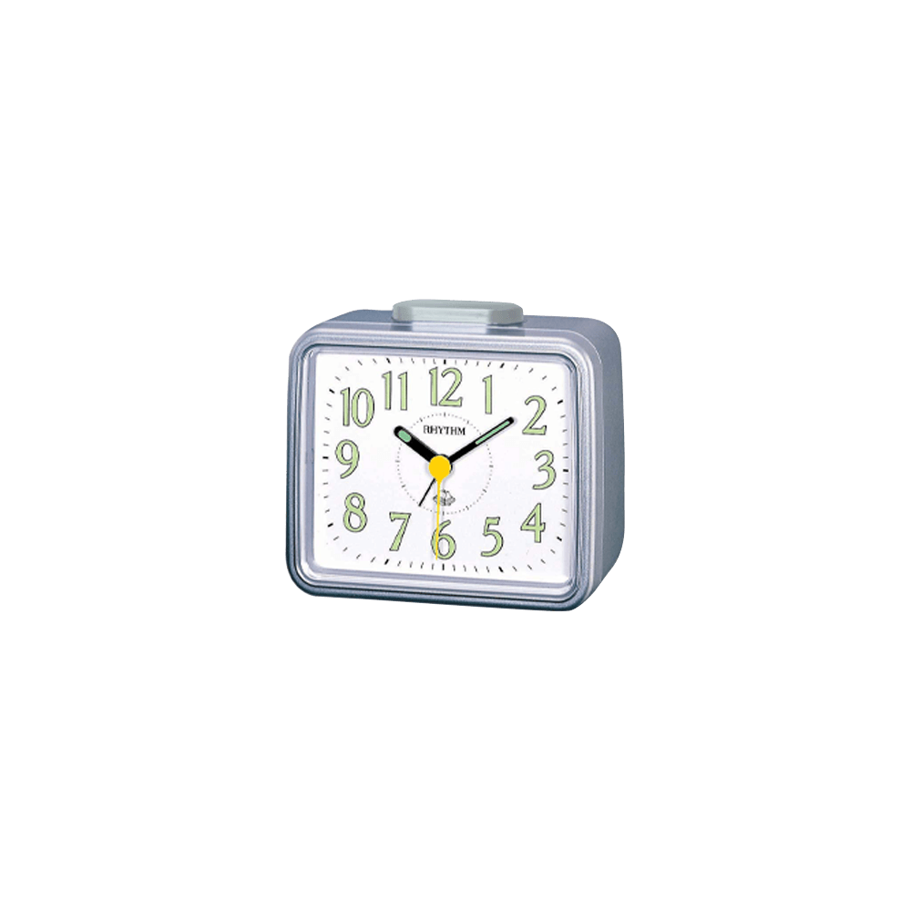 Basic Bell Alarm Clocks Plastic Metallic Silver (4RA457WR19)