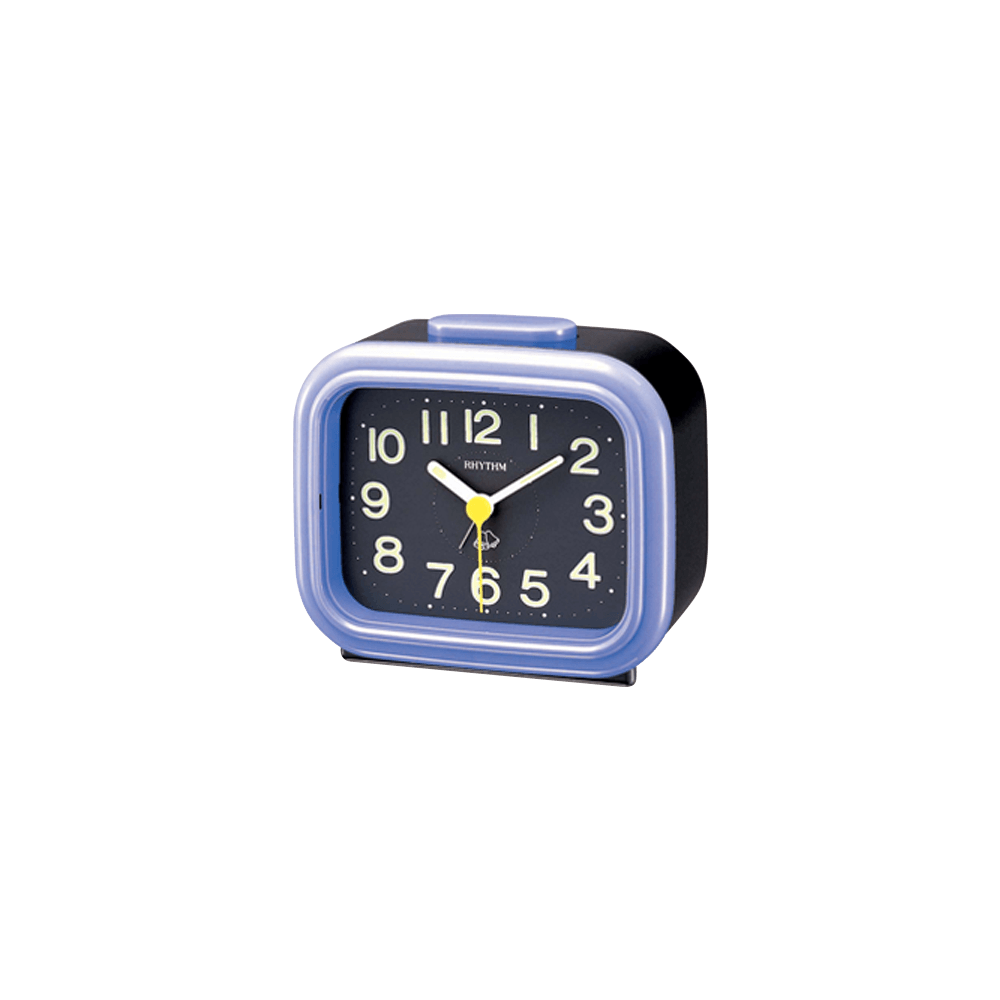 Basic Bell Alarm Clocks Plastic Black-Blue (4RA888-R04)