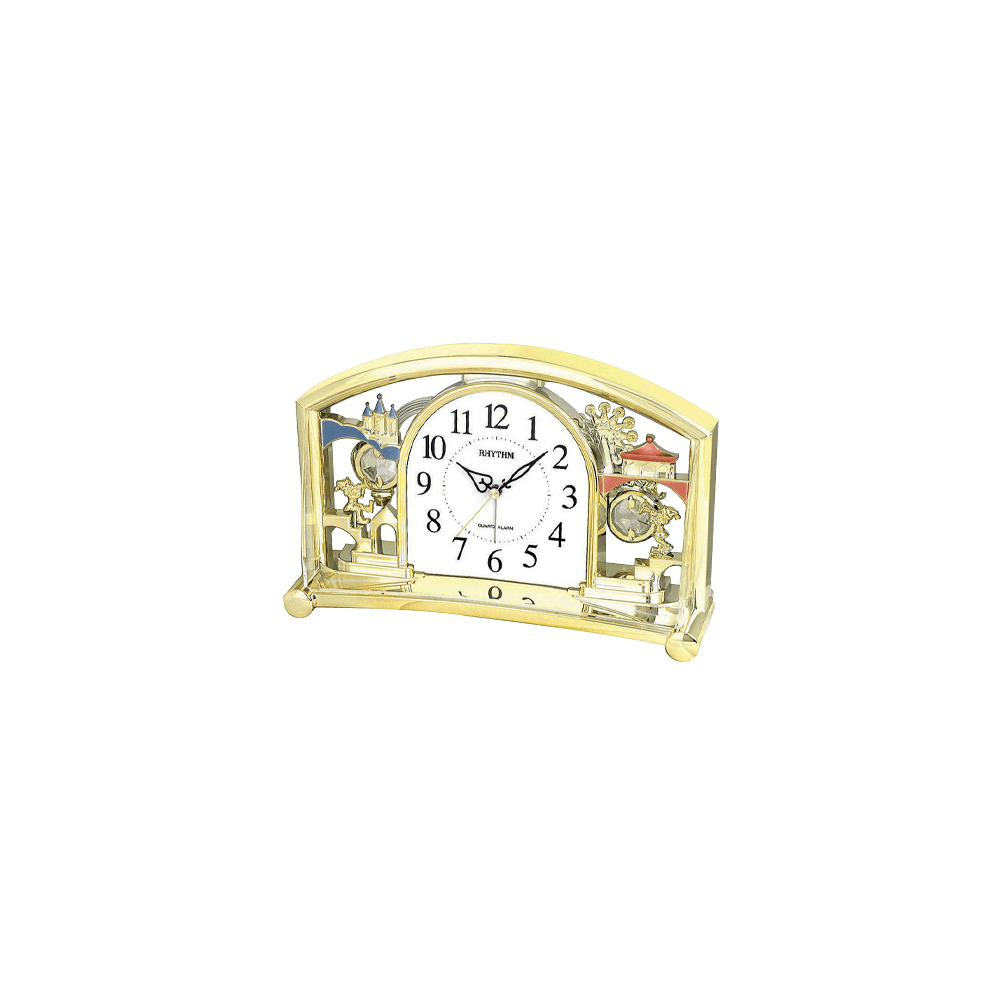 Contemporary Motion Clocks Plastic Gold (4SE535WT18)