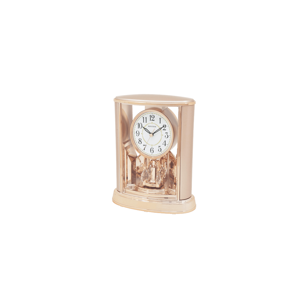 Contemporary Motion Clocks Plastic Pink Gold (4SG724WR13)