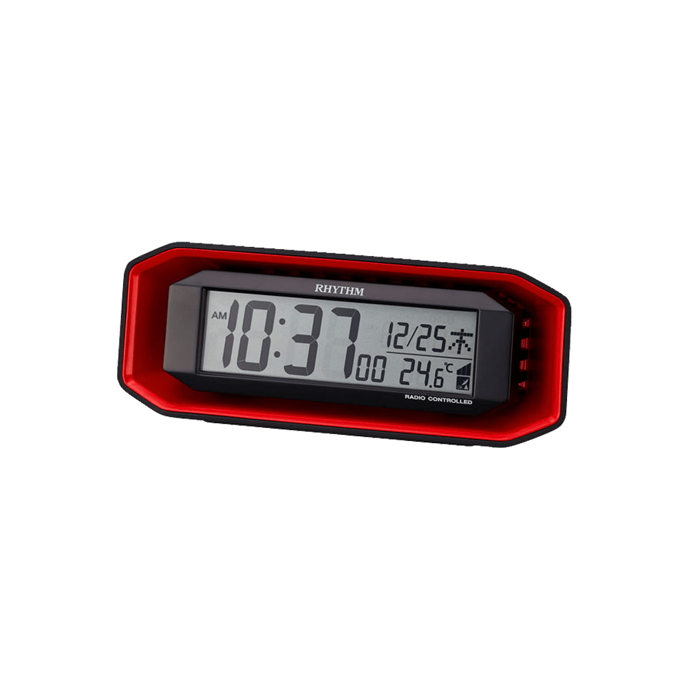 Digital Alarm Clocks Plastic Red (8RZ220SR01)