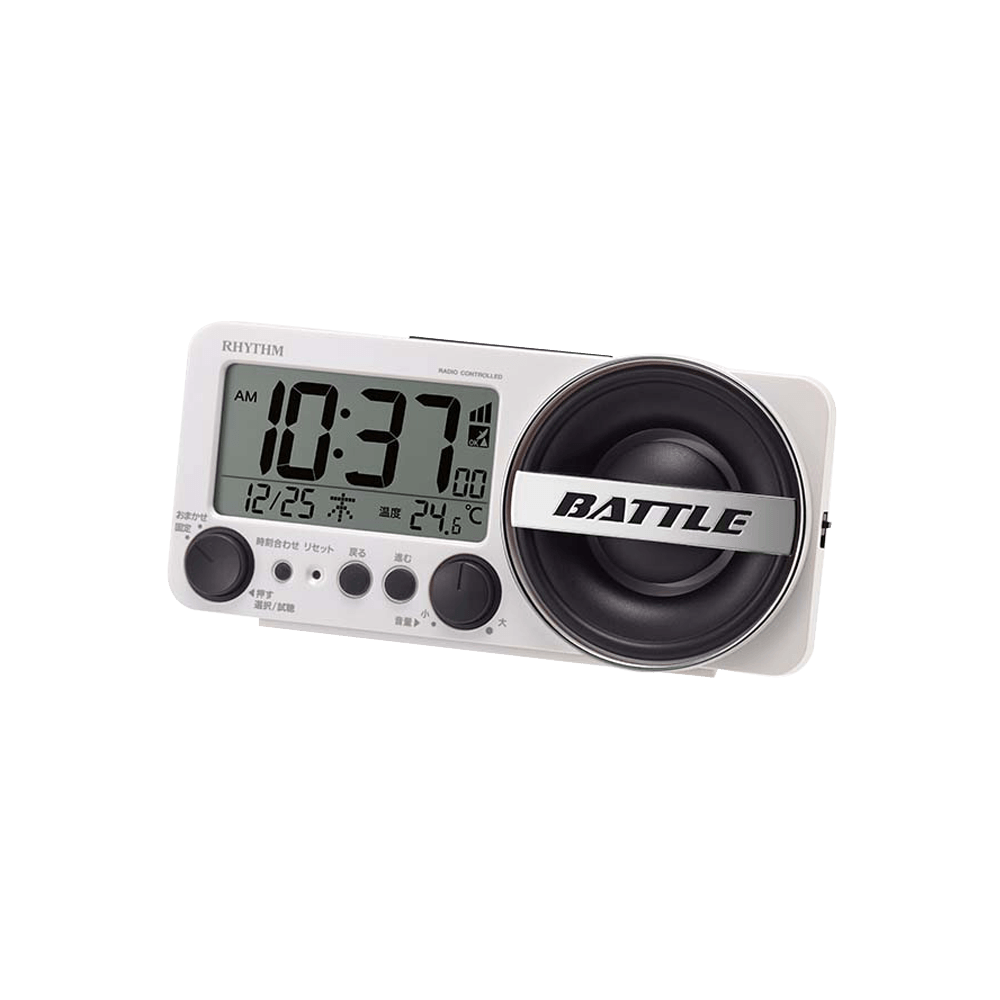 Digital Alarm Clocks Plastic White (8RZ230SR03)