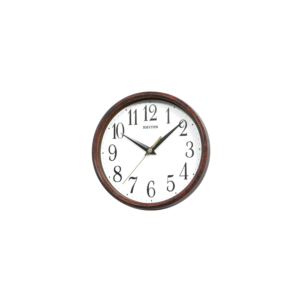 Value Added Wall Clocks Plastic Woodgrain (CMG890DR06)