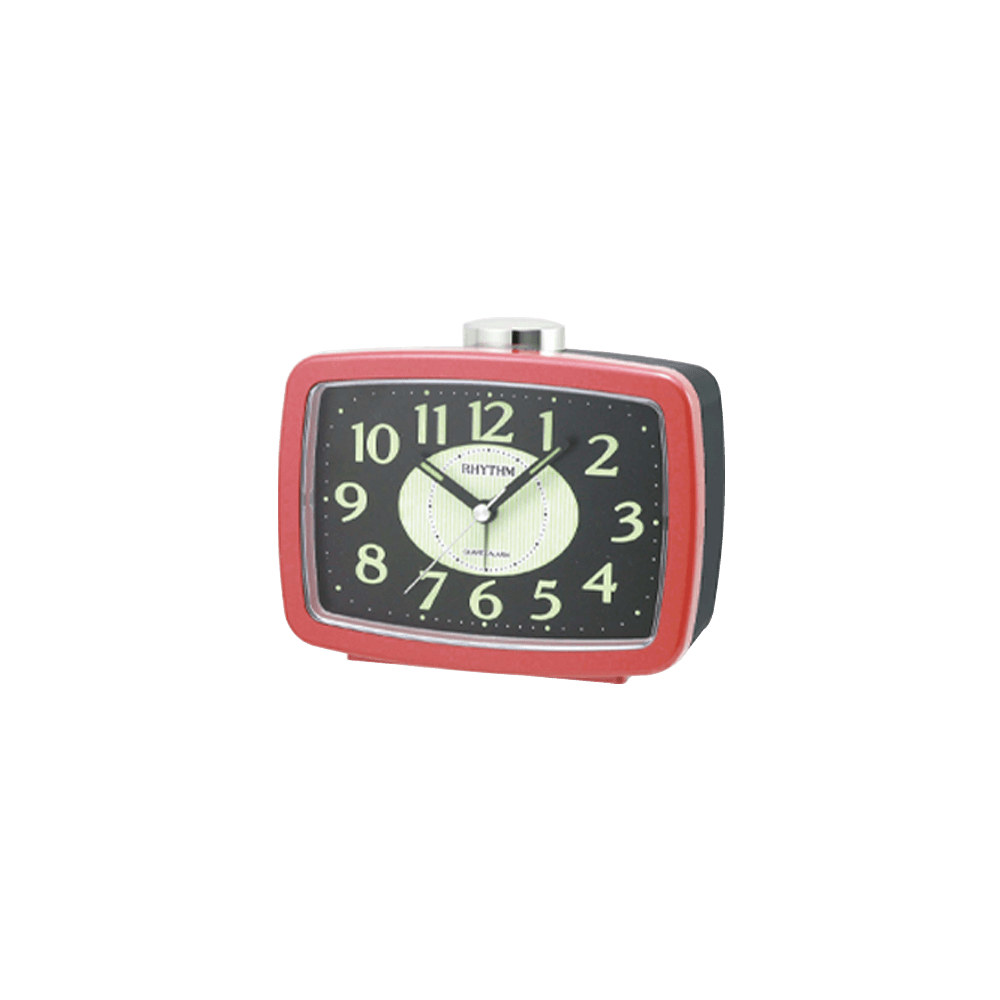 Basic Bell Alarm Clocks Plastic Metallic Red (CRA630NR01)