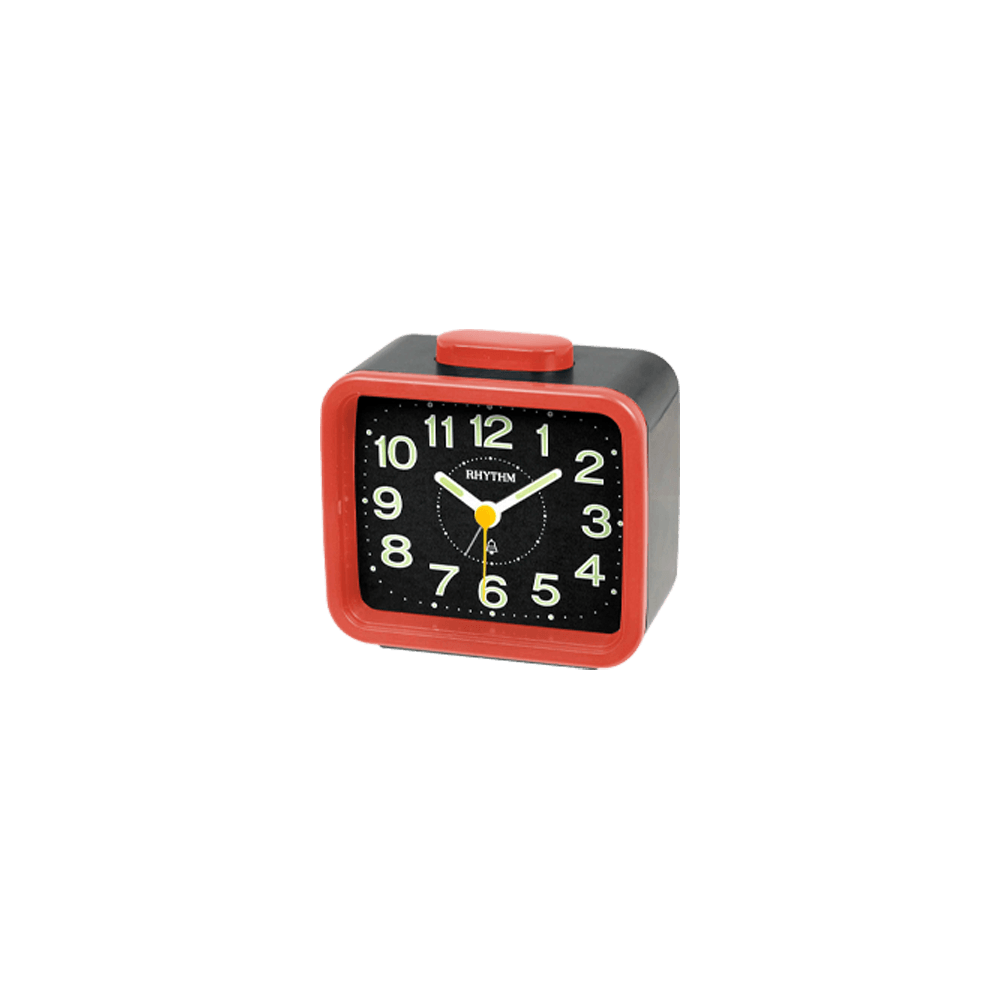 Basic Bell Alarm Clocks Plastic Red (CRA637WR01)