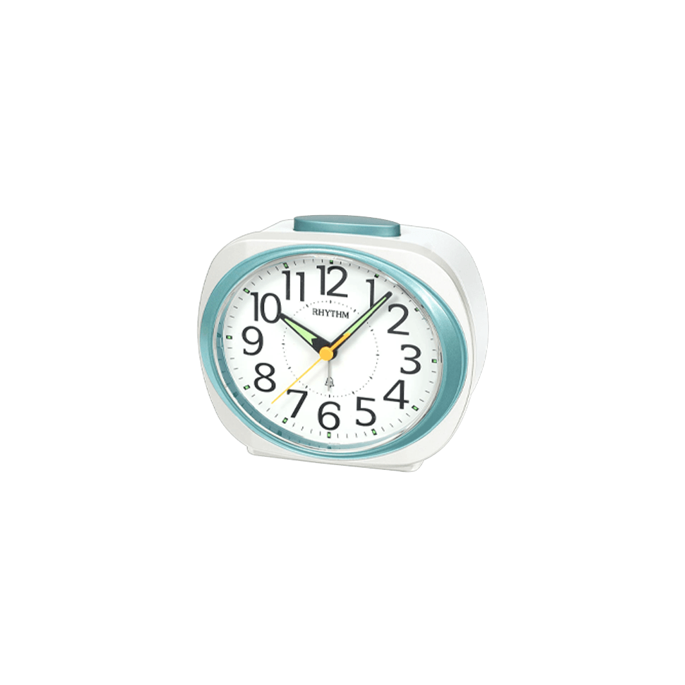 Super Silent Alarm Clocks Plastic White (CRA838WR05)