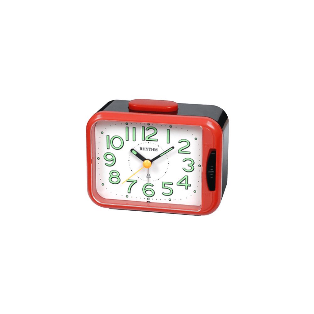 Super Silent Alarm Clocks Plastic Red (CRA839WR01)