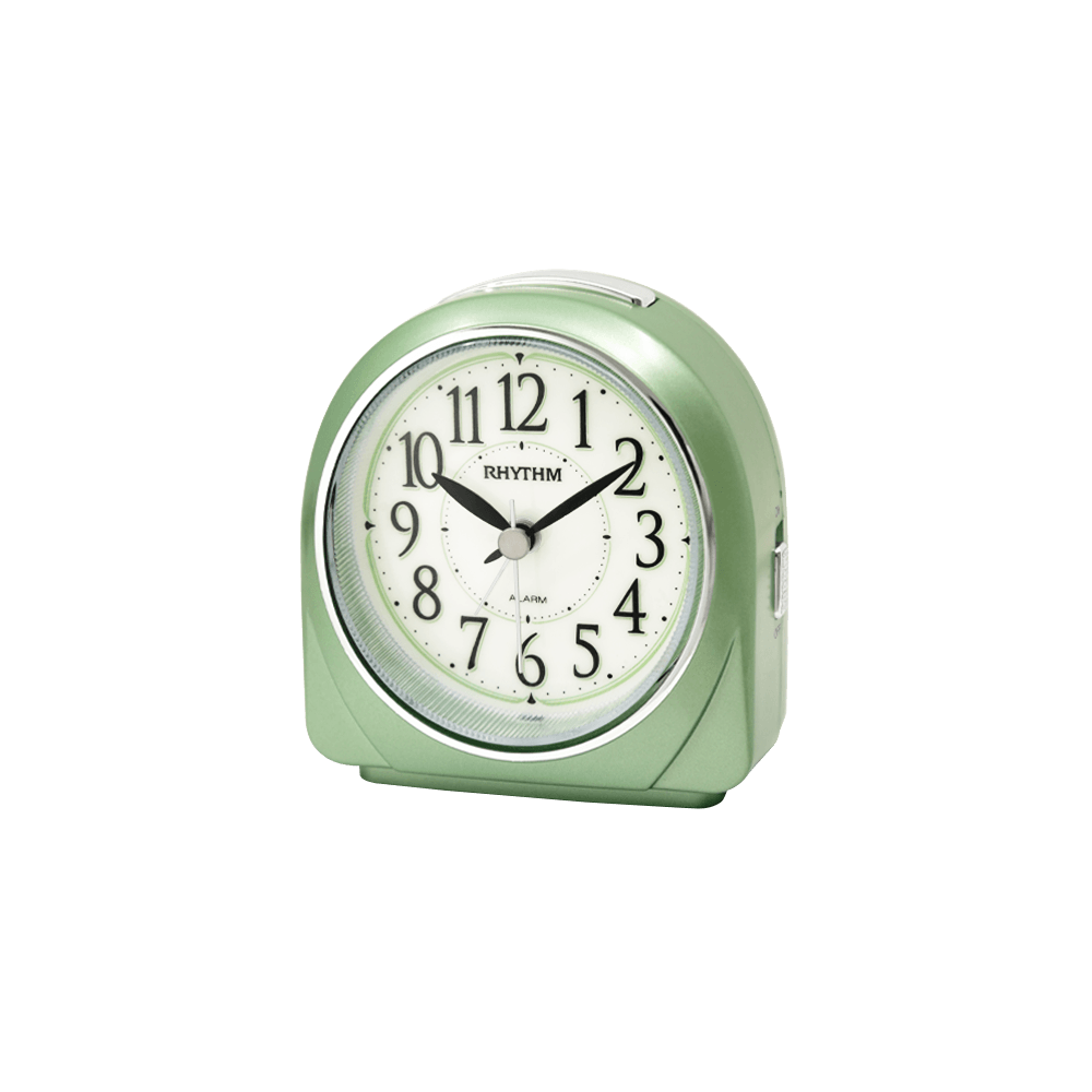 Super Silent Alarm Clocks Plastic Green (CRE319NR05)