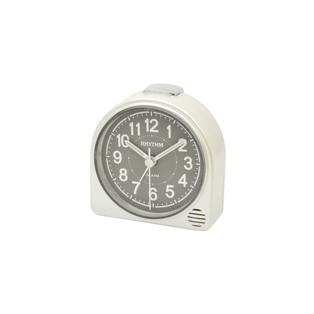 Super Silent Alarm Clocks Plastic White (CRE320NR03)