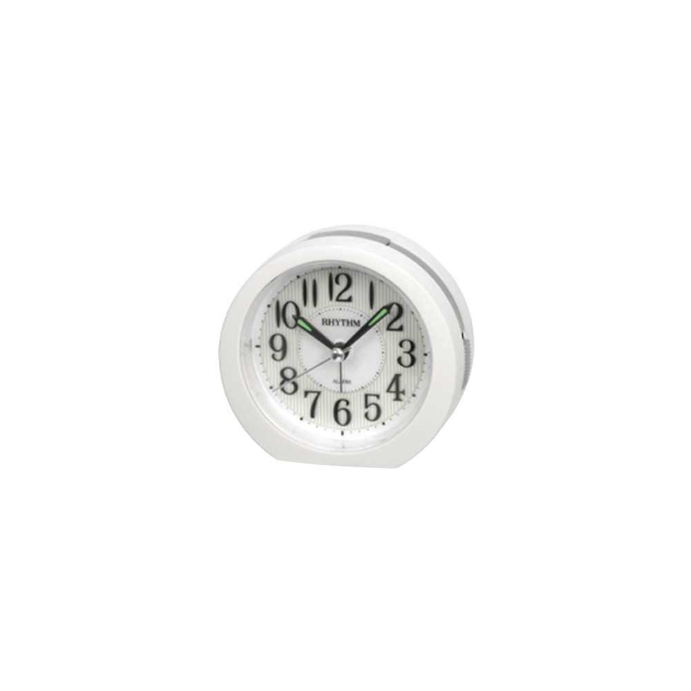 Value Added Beep Alarm Clocks Plastic White (CRE839NR03)