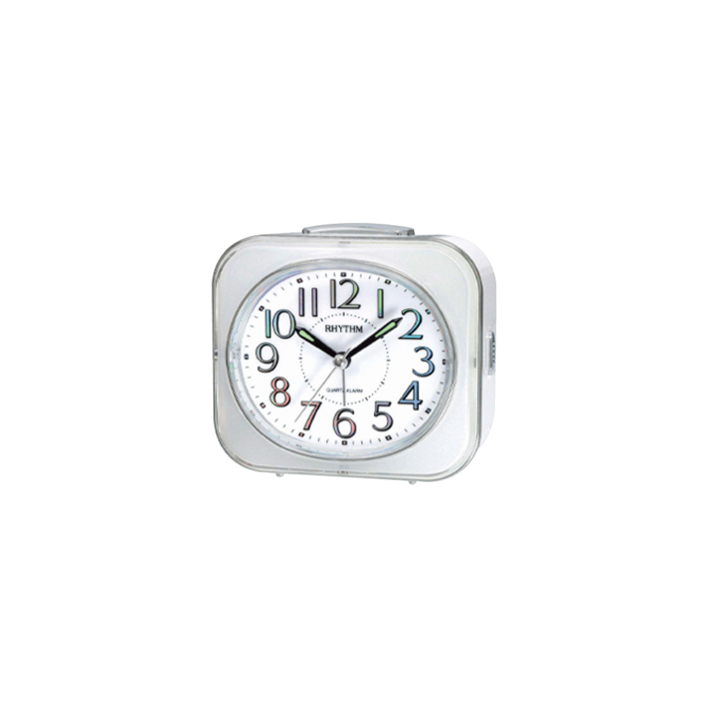 Value Added Alarm Clocks Plastic Pearl White (CRF801NR03)