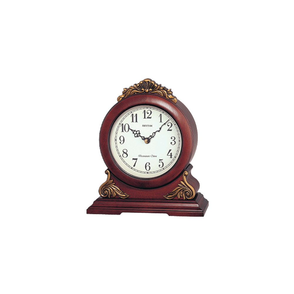 SIP (Sound In Place) Wooden Table Clock Brown (CRH114FR06)