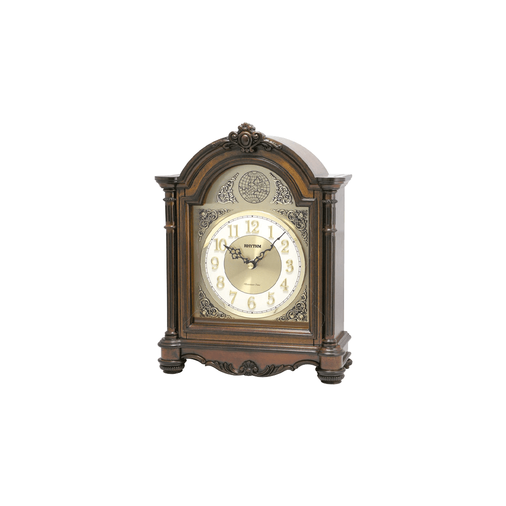 SIP (Sound In Place) Wooden Table Clock Brown (CRH167NR06)