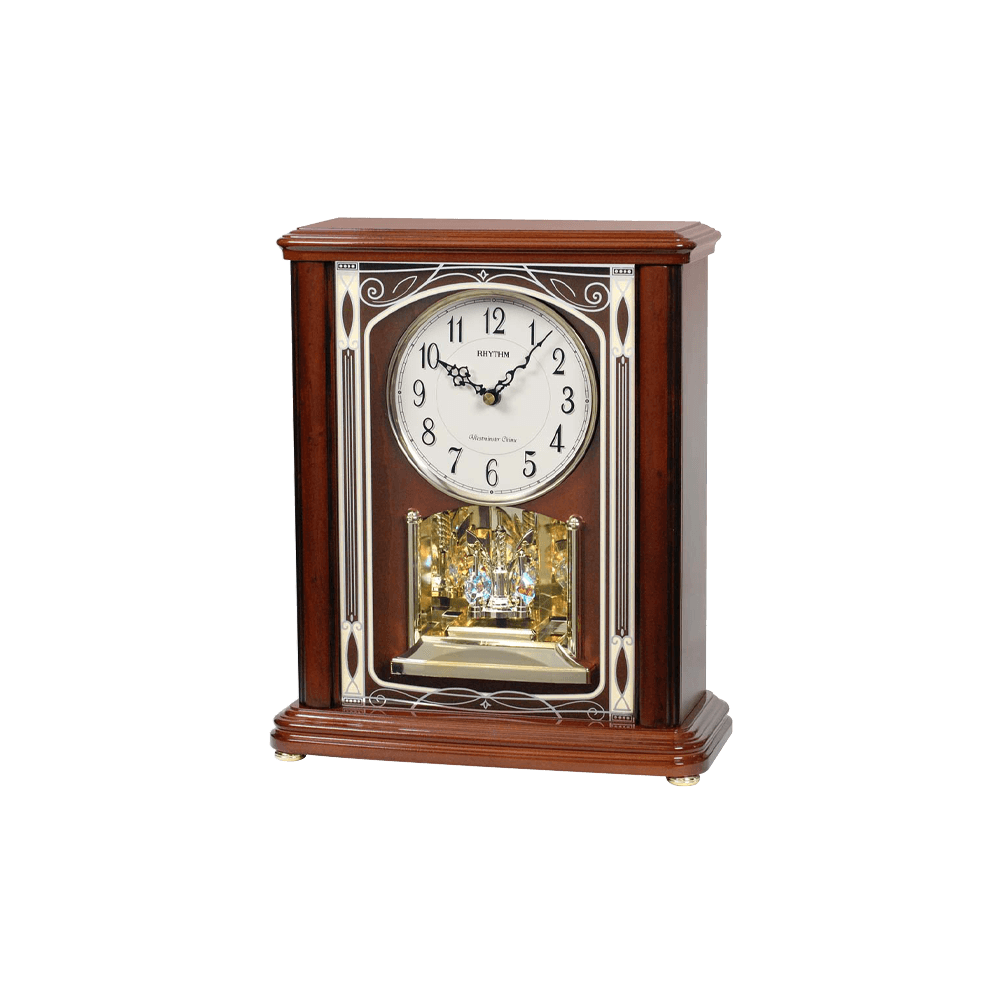 SIP (Sound In Place) Wooden Table Clock Brown (CRH226NR06)