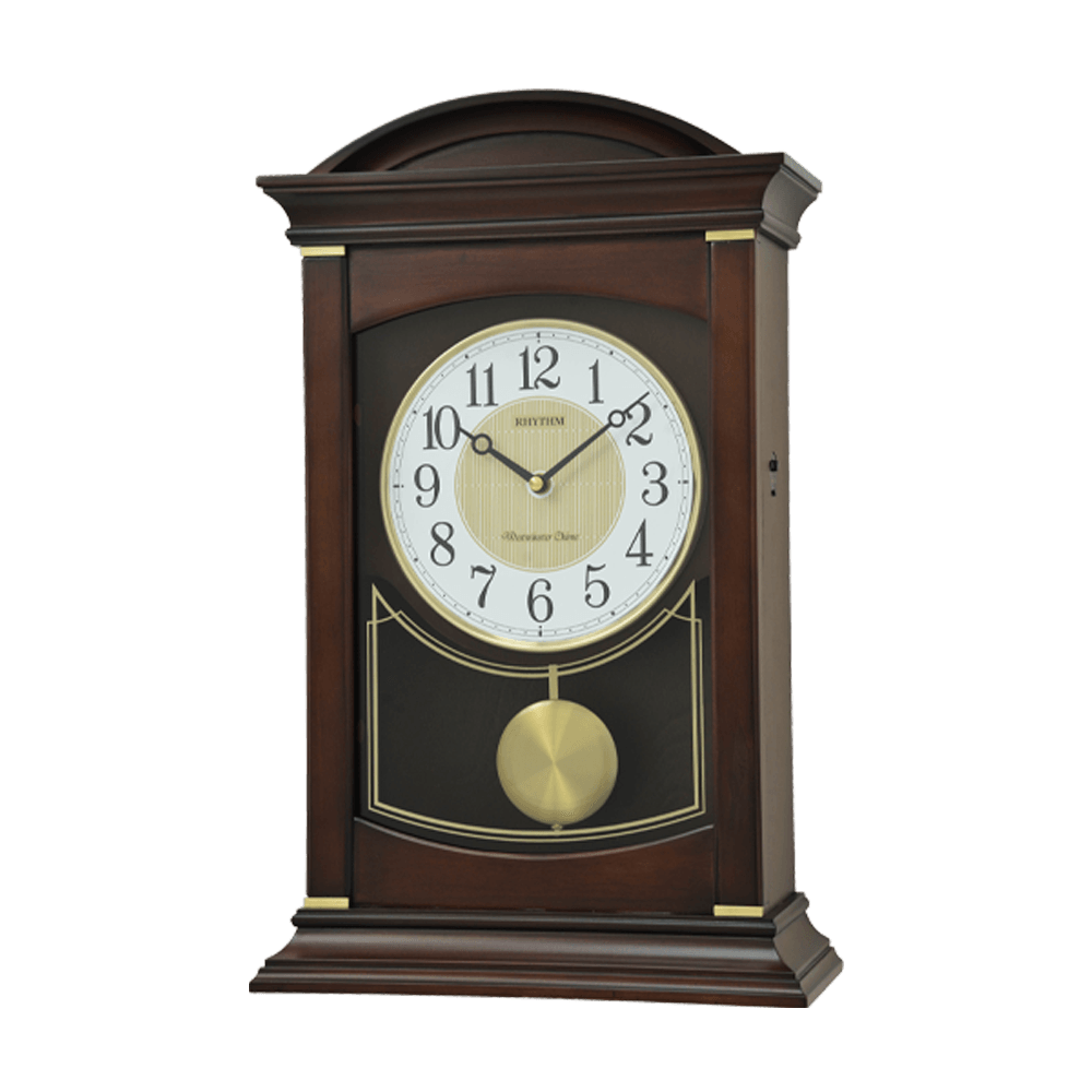 SIP (Sound In Place) Wooden Table Clock Brown (CRJ758UR06)