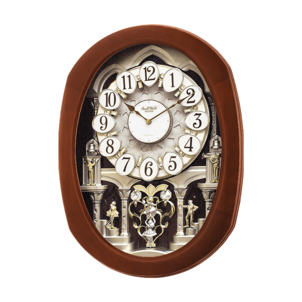 Magic Motion Clock Wooden Brown (4MH407WU06)