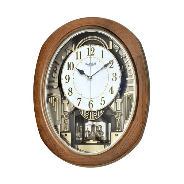 Magic Motion Clock Wooden Brown (4MH414WU06)