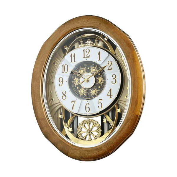 Magic Motion Clock Wooden Brown (4MH420WU06)