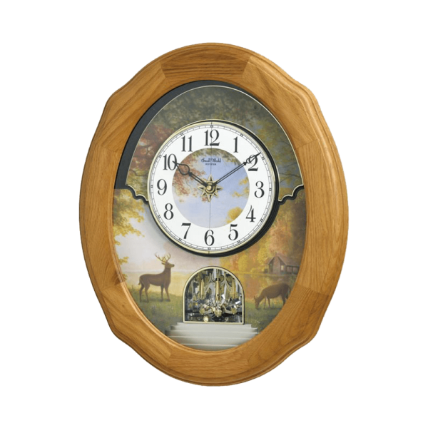 Magic Motion Clock Wooden Brown (4MH429WU06)