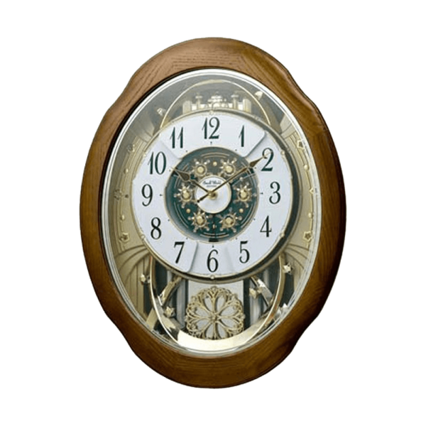 Magic Motion Clock Wooden Brown (4MH437WU06)