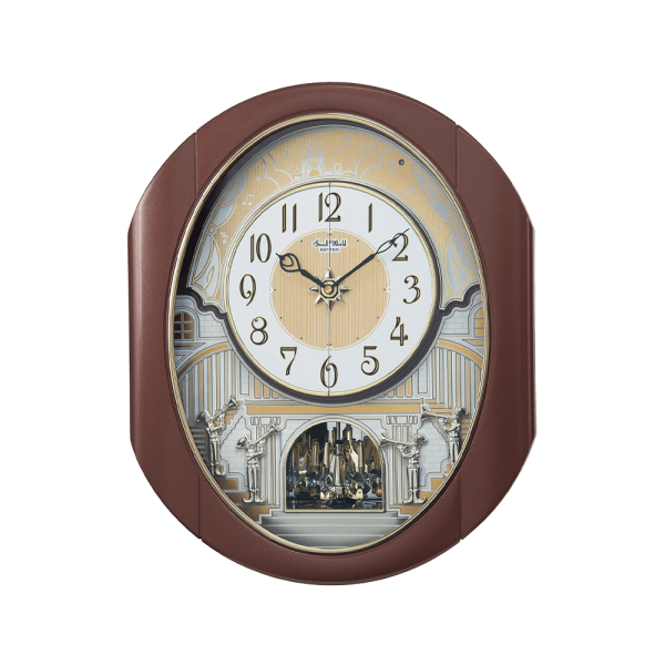 Magic Motion Clock Plastic Brown (4MH439WU06)