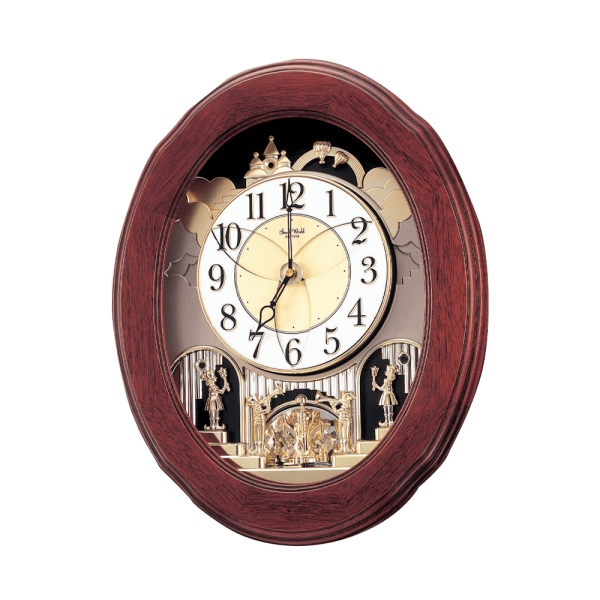 Magic Motion Clock Wooden Brown (4MH780WD06)