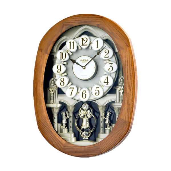 Magic Motion Clock Wooden Brown (4MH847WD06)