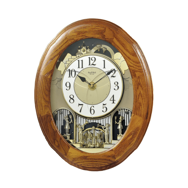 Magic Motion Clock Wooden Brown (4MH852WD06)