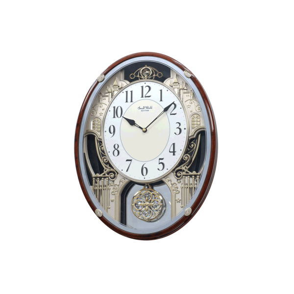 Musical Motion Clock Plastic Brown (4MH865WU23)