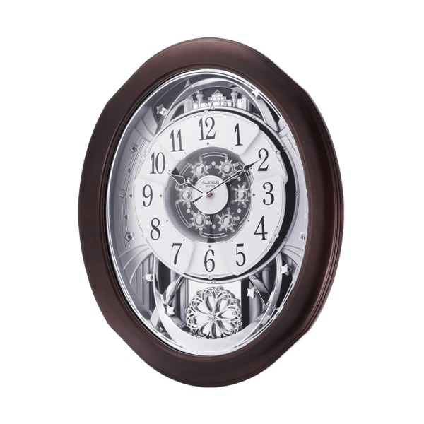 Magic Motion Clock Wooden Brown (4MH869WU06)