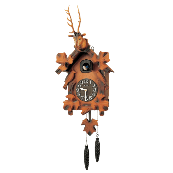 Cuckoo Clock Wooden Brown (4MJ416-R06)