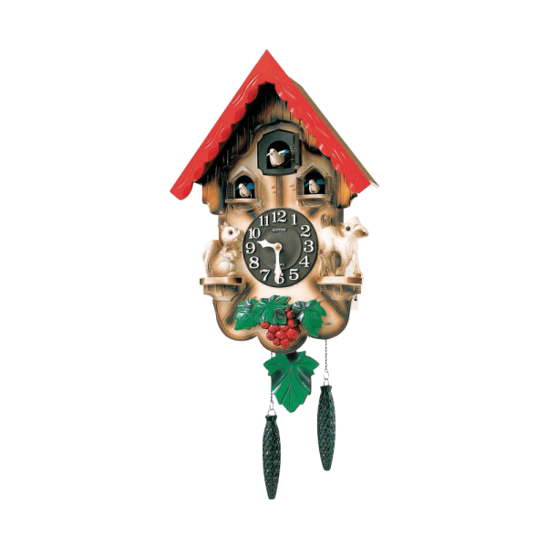 Cuckoo Clock Wooden Brown (4MJ418-R06)