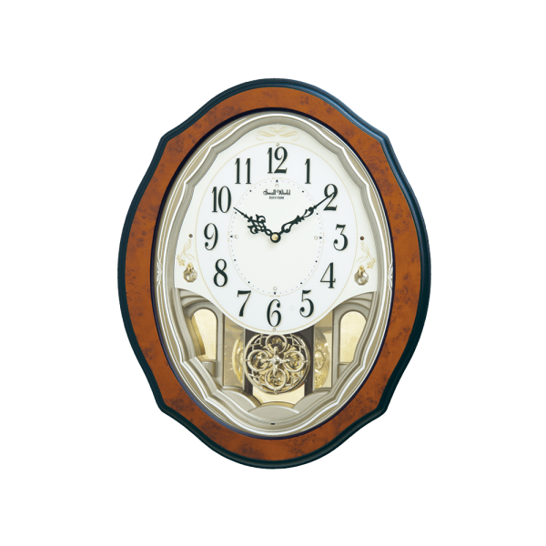 Musical Motion Clock Wooden Brown (4MJ444WU06)