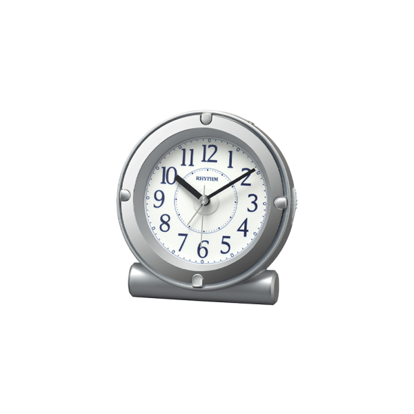 Super Silent Alarm Clocks Plastic Silver (8RE679SR19)