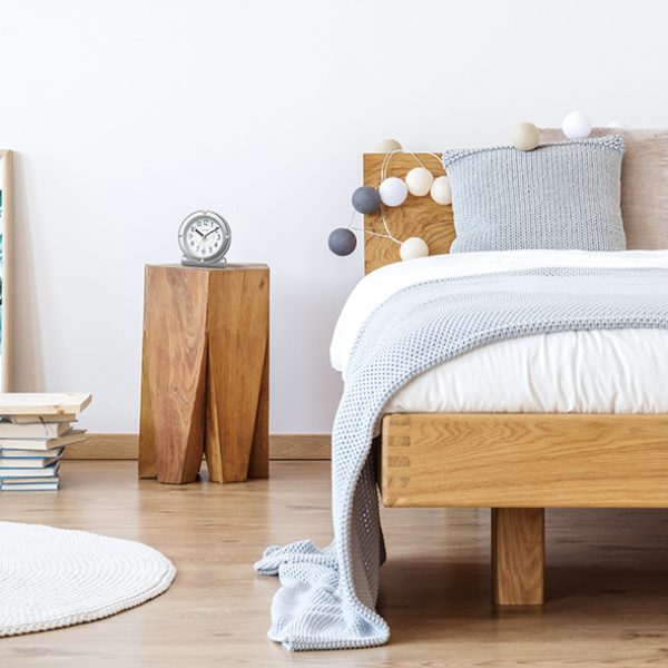 Books in bedroom