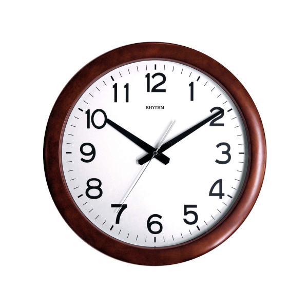 Wooden Wall Clock Wooden Brown (CMG919NR06)