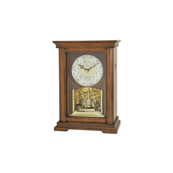 SIP (Sound In Place) Wooden Table Clock Brown (CRH270UR06)