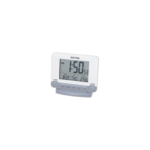 Digital Clocks Plastic White (LCT075NR03)