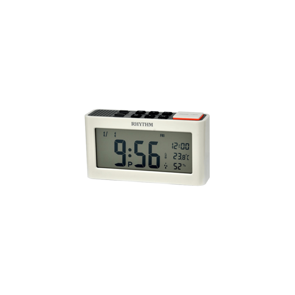 Digital Clocks Plastic White (LCT101NR03)