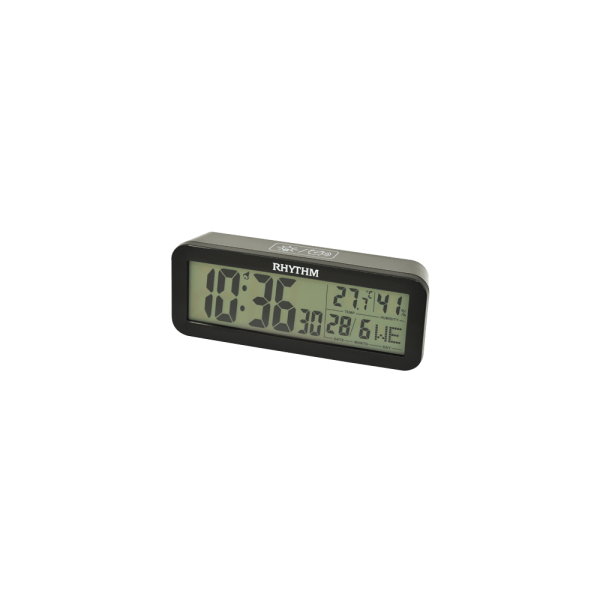 Digital Clocks Plastic Black (LCT107NR02)