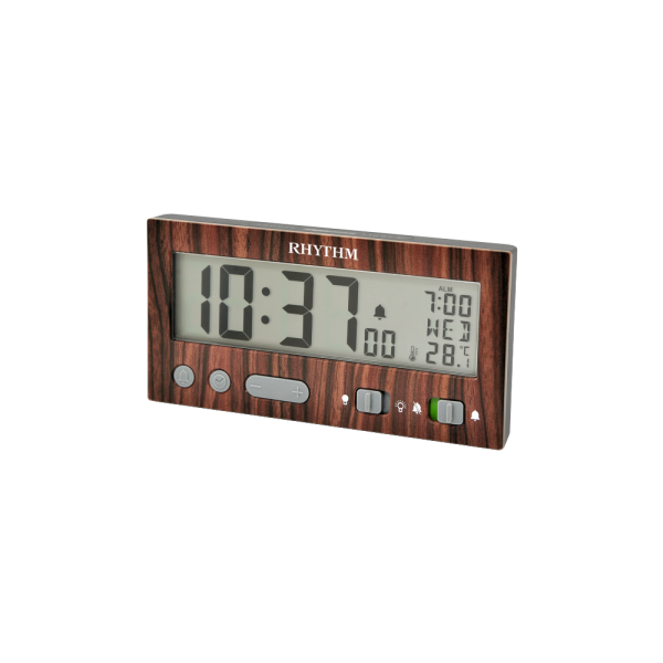 Digital Clocks Plastic Brown (LCT108NR06)