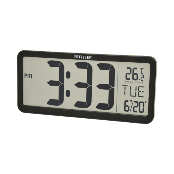 Digital Clocks Plastic Black (LCW017BR02)